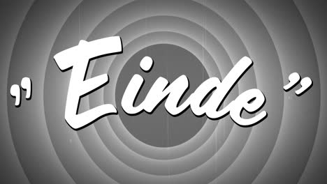 einde sign and circle patterns