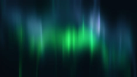 verde brillante y azul realista aurora boreal, luces del norte bucle sin costuras