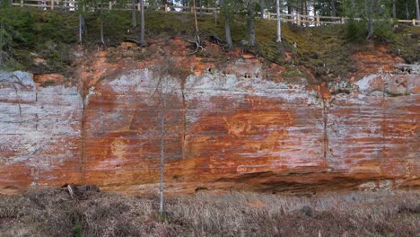 protected rock by the river