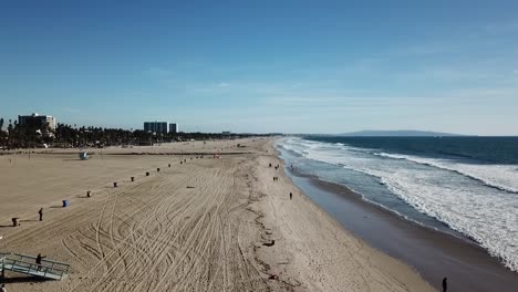 santa mónica - playa de venecia - arena