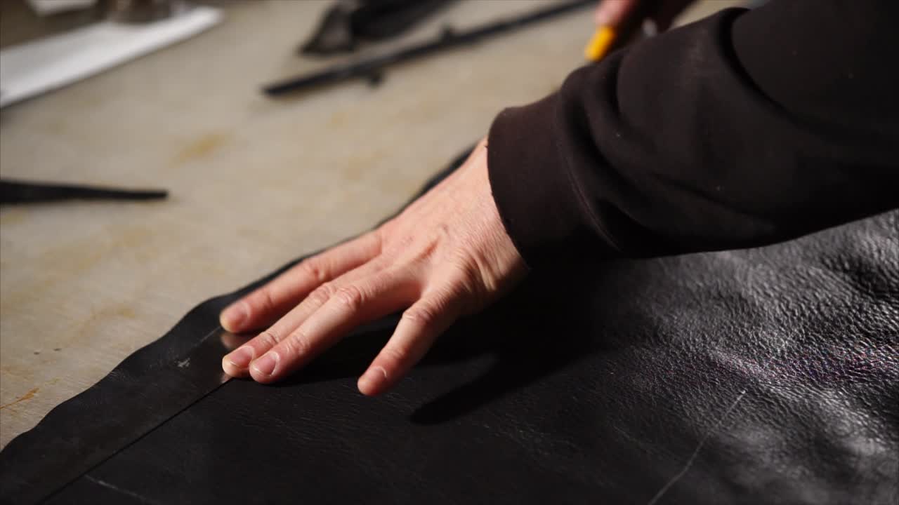 Leather Cutting Process