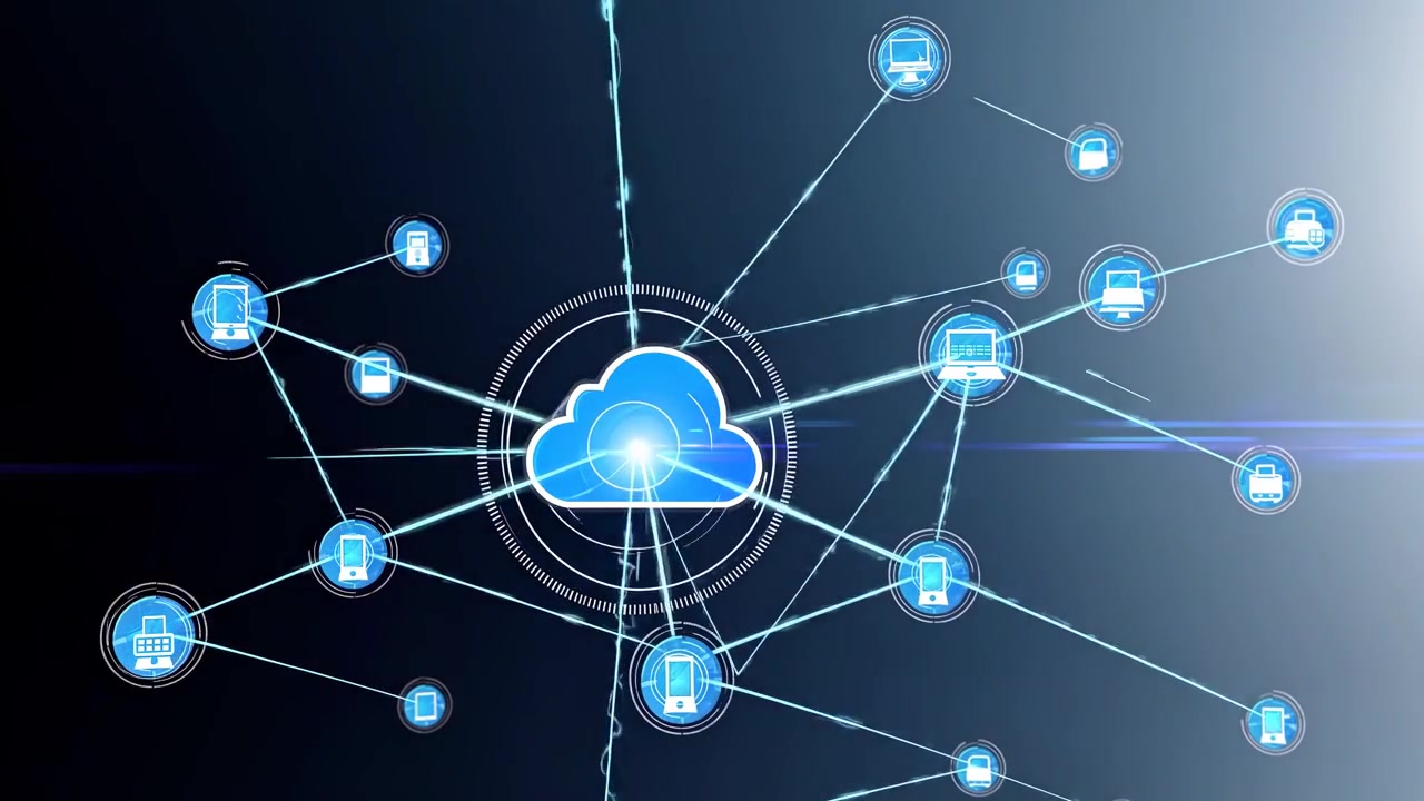 Abstract Cloud Computing Network with Connected Digital Devices