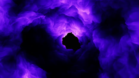 a purple storm background