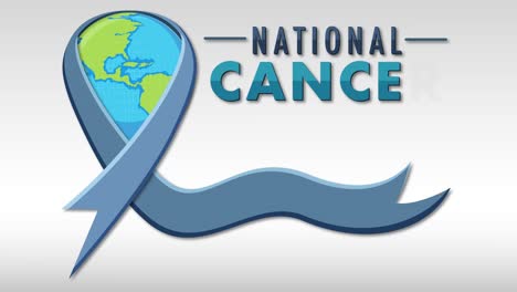 animation revealing cancer awareness ribbon and date