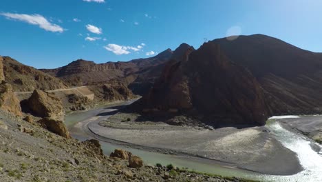 Morocco-in-desert-Atlas-Mountains-landscape