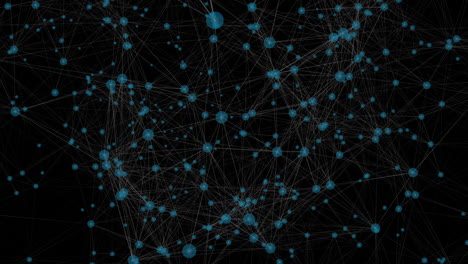 blue technology lines connectivity animation