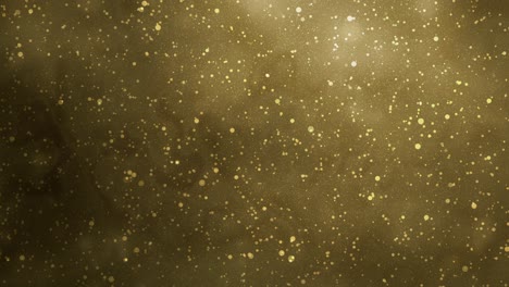 molten gold dream: serene fluid motion in a glittering stardust background animation