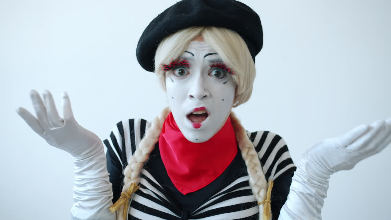 Mime Artist Portrait