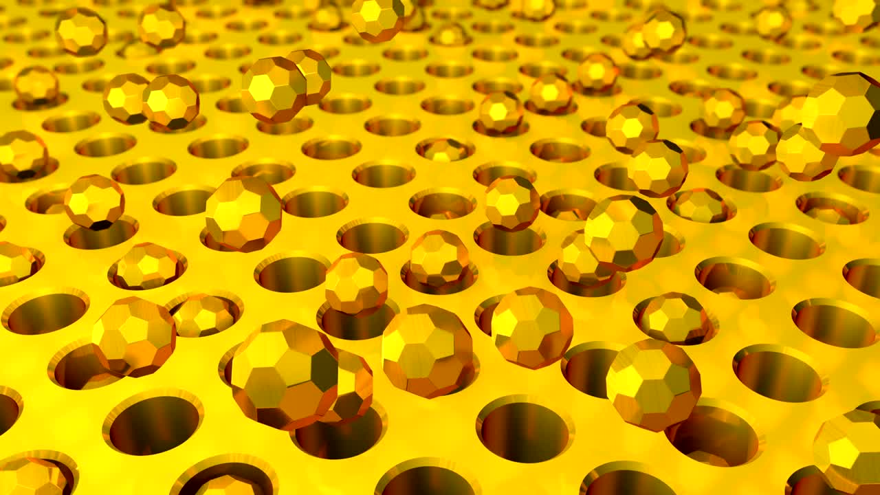 모션 기하학적 그림의 3d 추상 애니메이션.