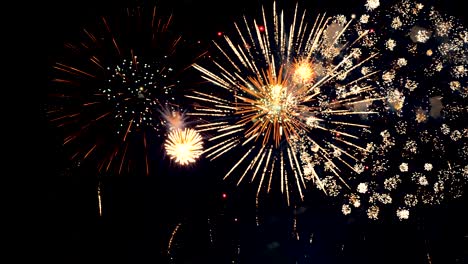 fireworks display. close-up