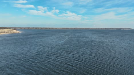 Aerial-rise-over-the-channel-in-Winter-2023