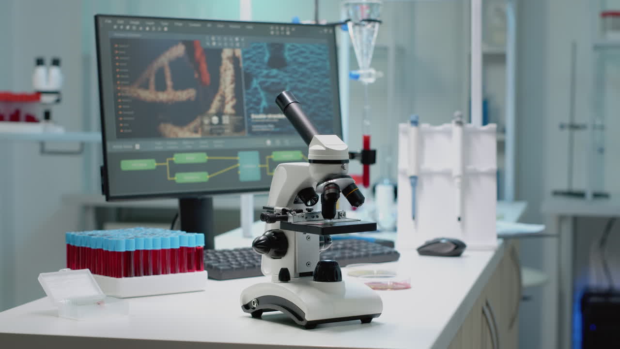 Microscope in a Research Laboratory