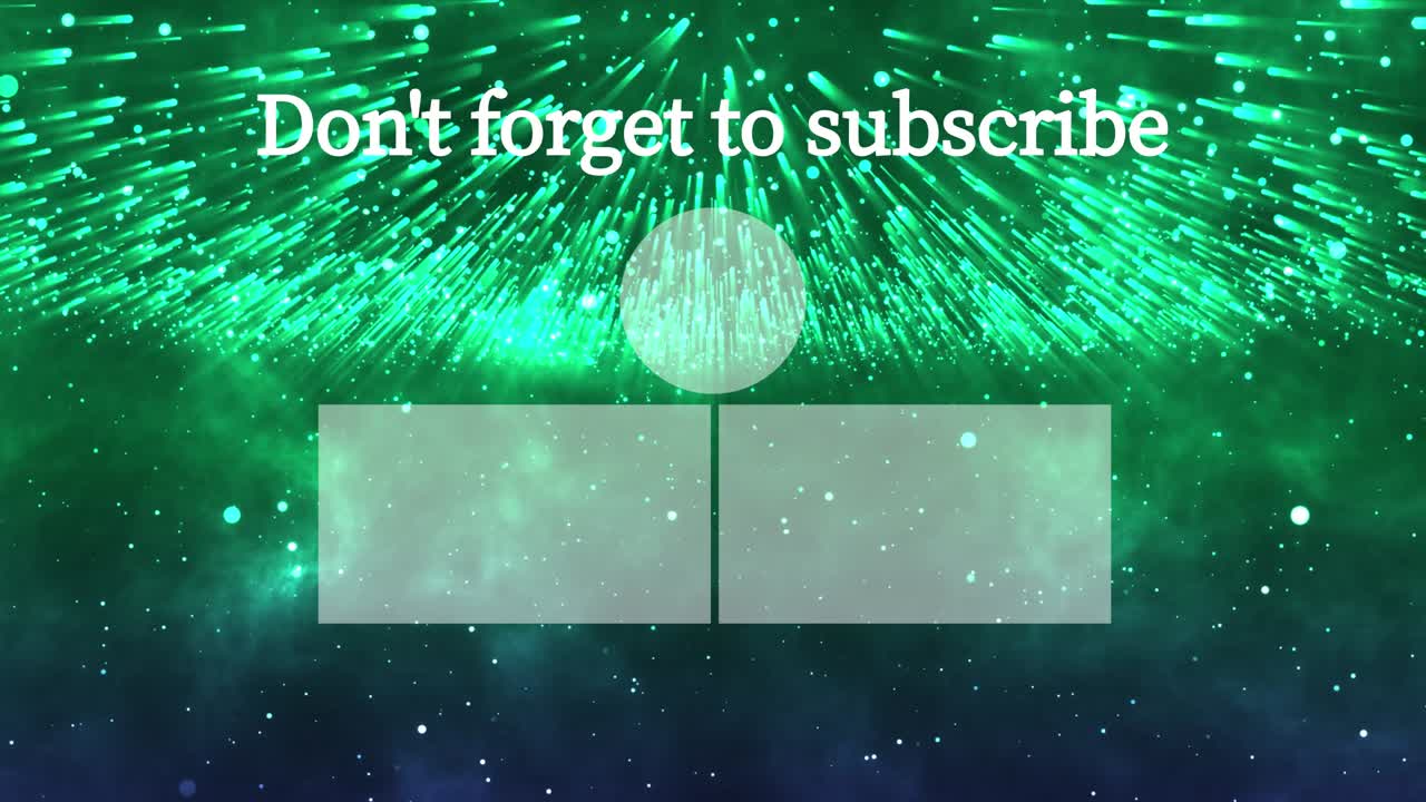 환상적인 라이트 엔드 카드 엔딩 스크린 모션 그래픽