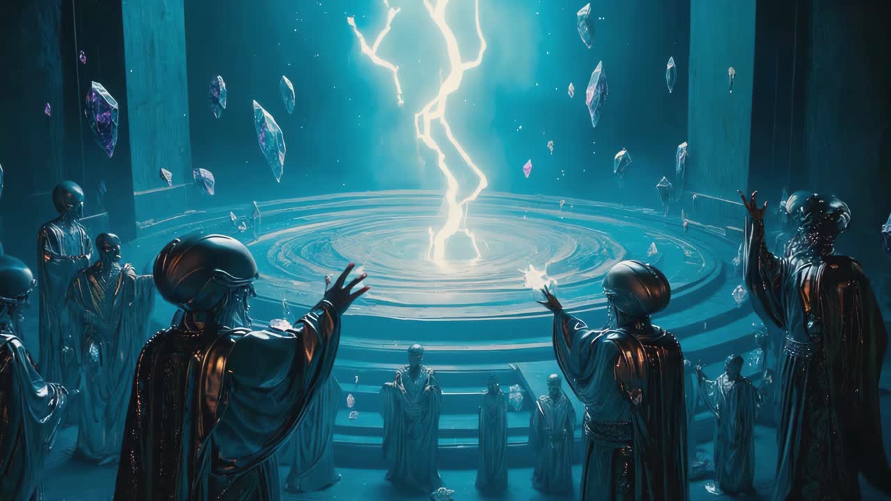 A Futuristic Spiritual Ceremony