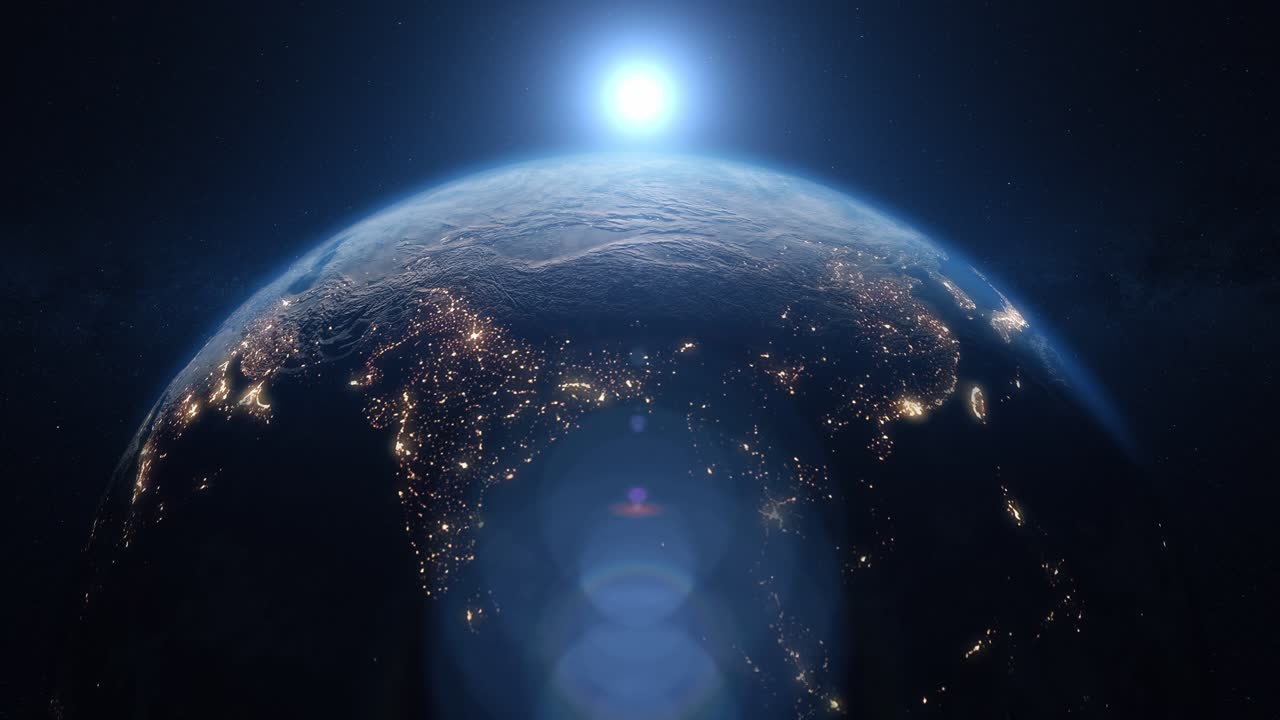 태양이 뜨는 우주에서 지구