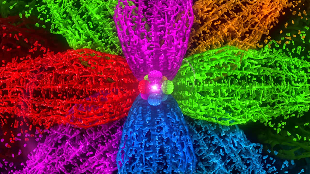 액체 비주얼 루프 3d