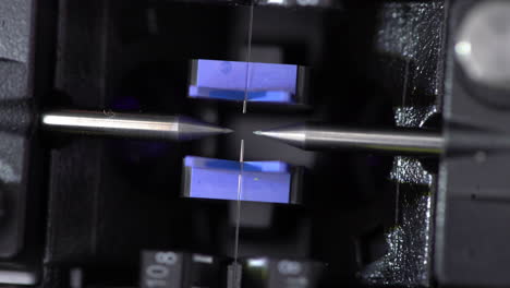 An-aerial-view-of-fiber-optic-fusion-splicing-cable-Internet-signal-and-wire-connection-with-Fiber-Optic-Fusion-Splicing-machine