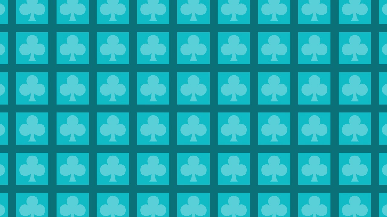 Playing Cards Clubs Pattern