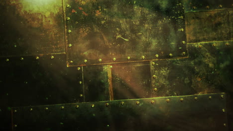 fondo cinematográfico con formas de nave espacial y cámara de movimiento 1