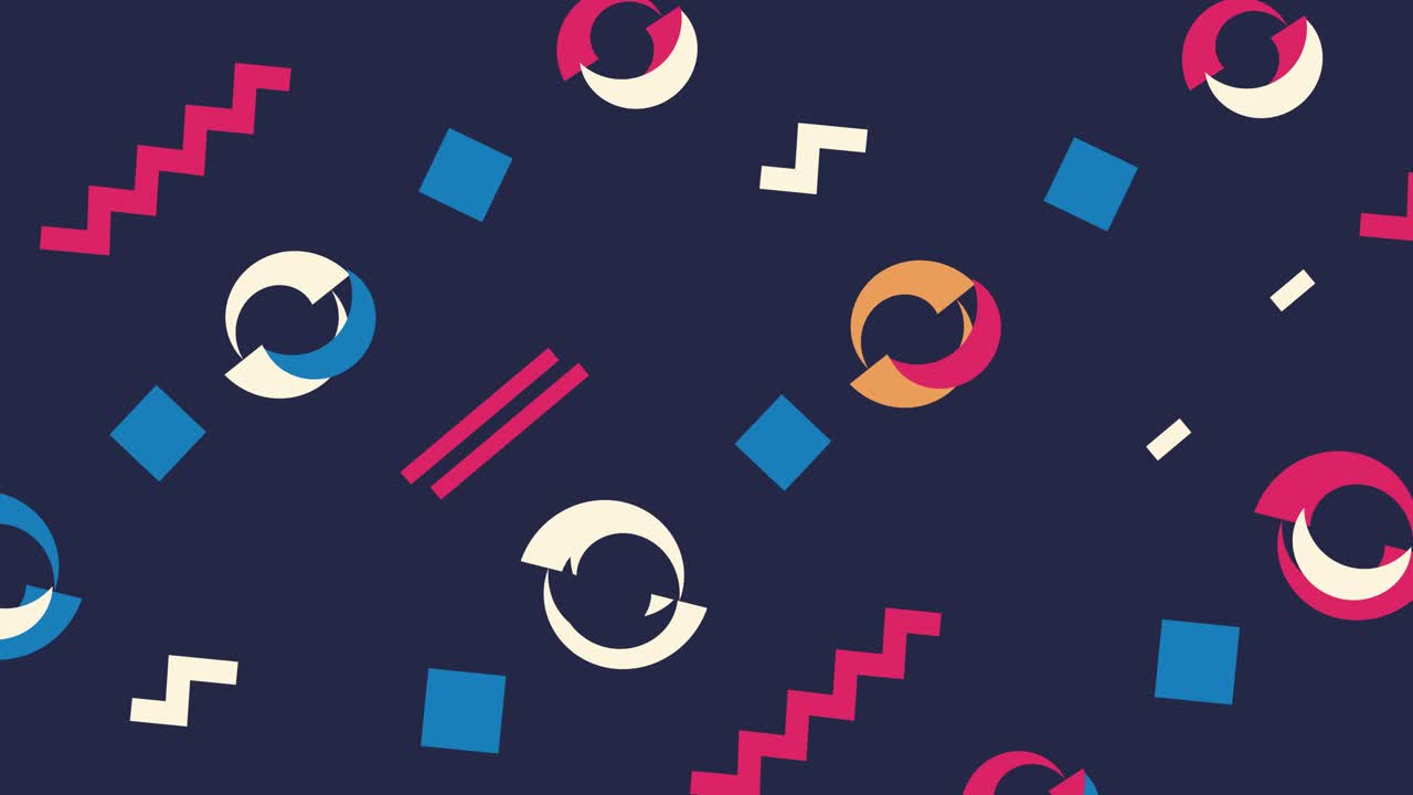 fondo geométrico de diseño plano