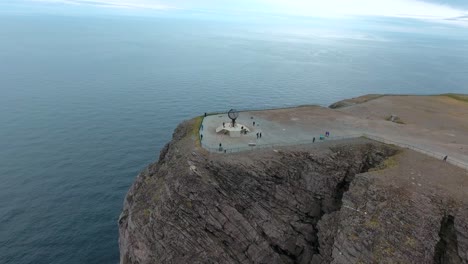 Cabo-Norte-(Nordkapp)-En-El-Norte-De-Noruega.