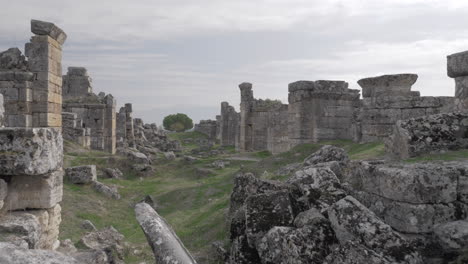 ruins of hierapolis in pamukkale turkey