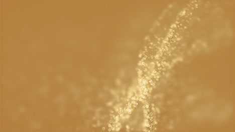 abstract golden bubbles