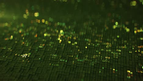 green hex digital data code seamless loop 3d render animation