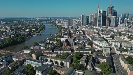 longest river running through germany, the main cutting frankfurt in half