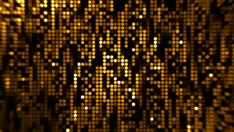 golden dotted pattern