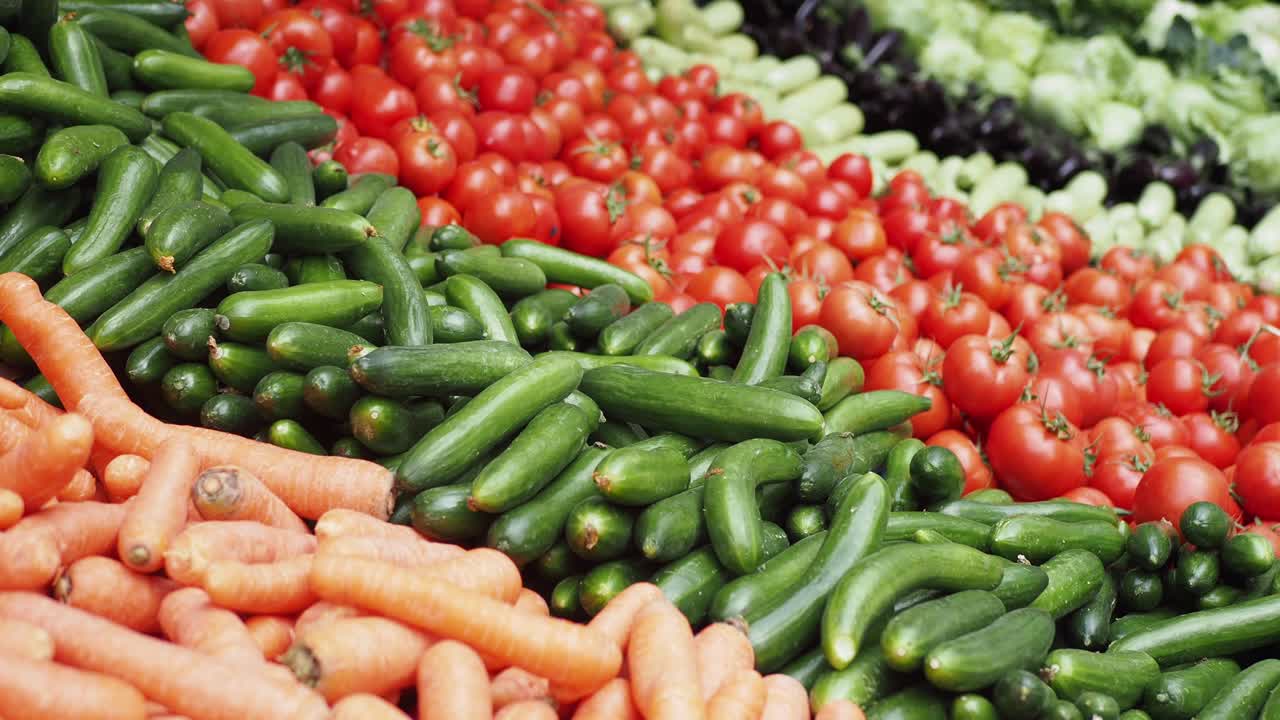 시장 의 상점 에서 신선 한 채소