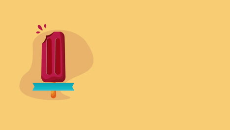 tiempo de verano disfrutar de helado