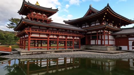 Beautiful-Byodon-in-Temple-in-Uji,-Japan