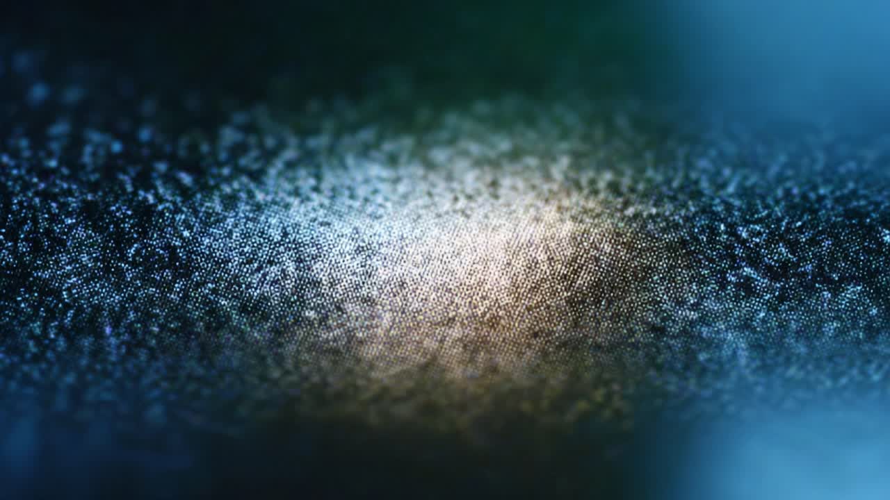Abstract Visualization of Illuminated Textiles with Intricate Patterns Reflecting a Blend of Light and Color in Soft Focus