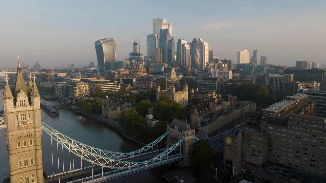 London Skyline Aerial View