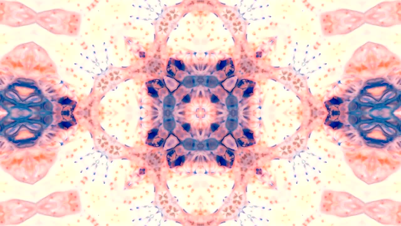 Movimento astratto di sfondo caleidoscopico colorato