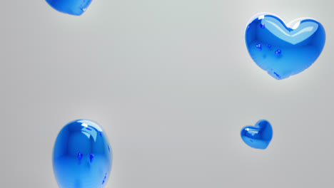blue balloon hearts