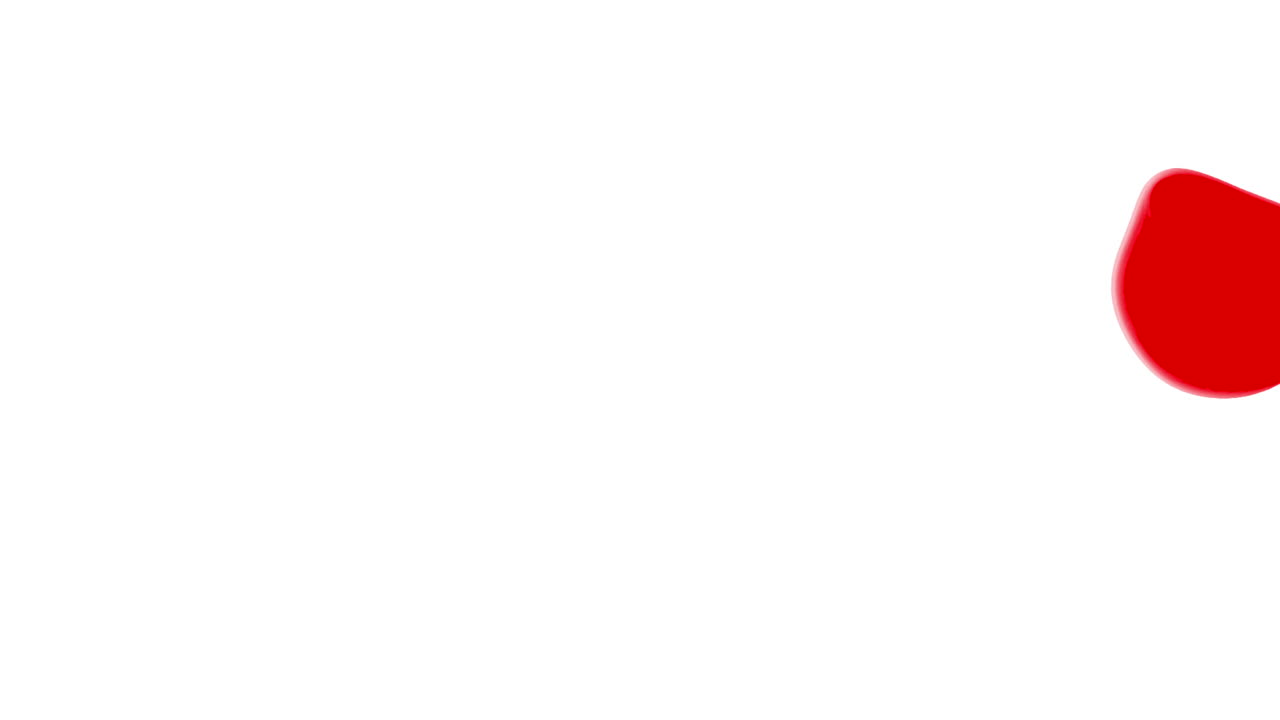 animación movimiento abstracto rojo líquido puntos blanco salpicadura fondo