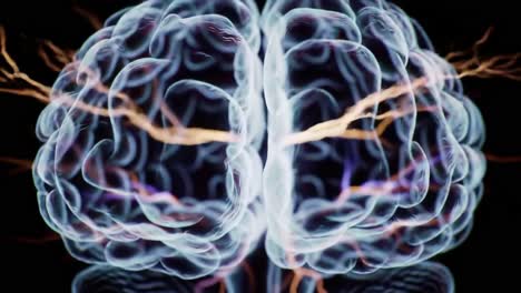 exploring neural connections: a stunning visualization of brain activity and structure through advanced imaging techniques depicting the intricacies of thought processes
