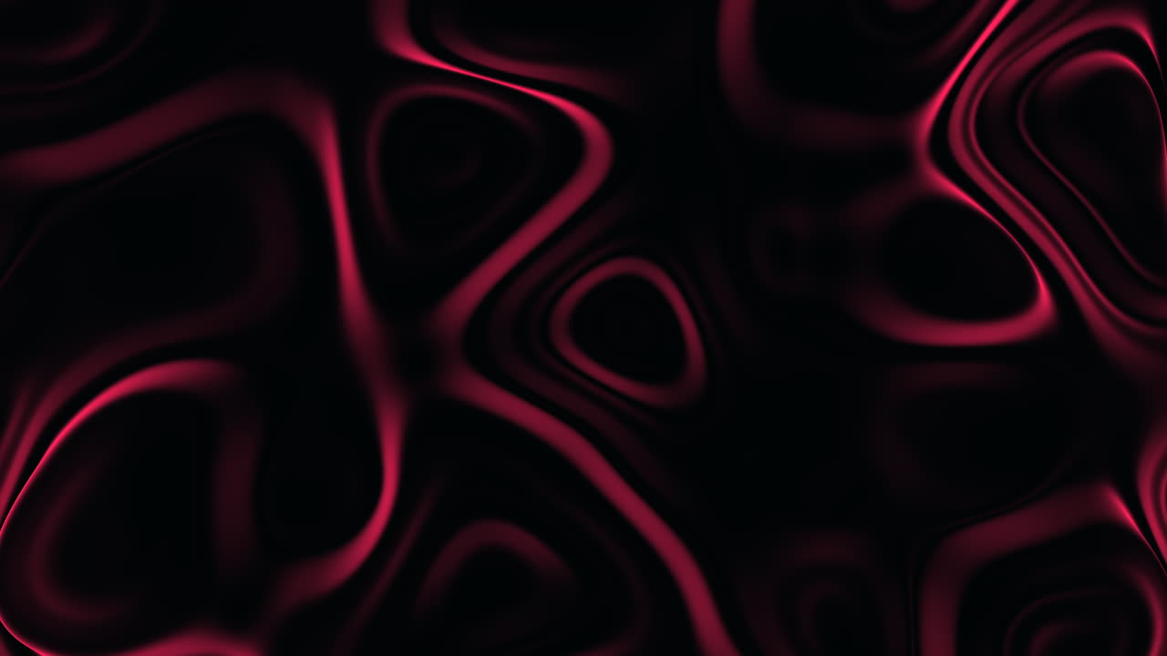 Design astratto dinamico nero e rosso con linee e forme vorticose