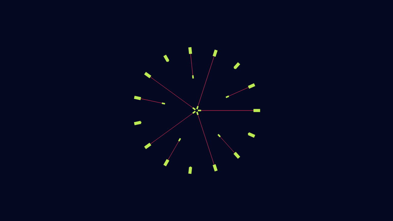 각기 다른 방향 을 가리키는 시간 과 분 손 을 가진 시계