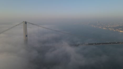 puente en la niebla
