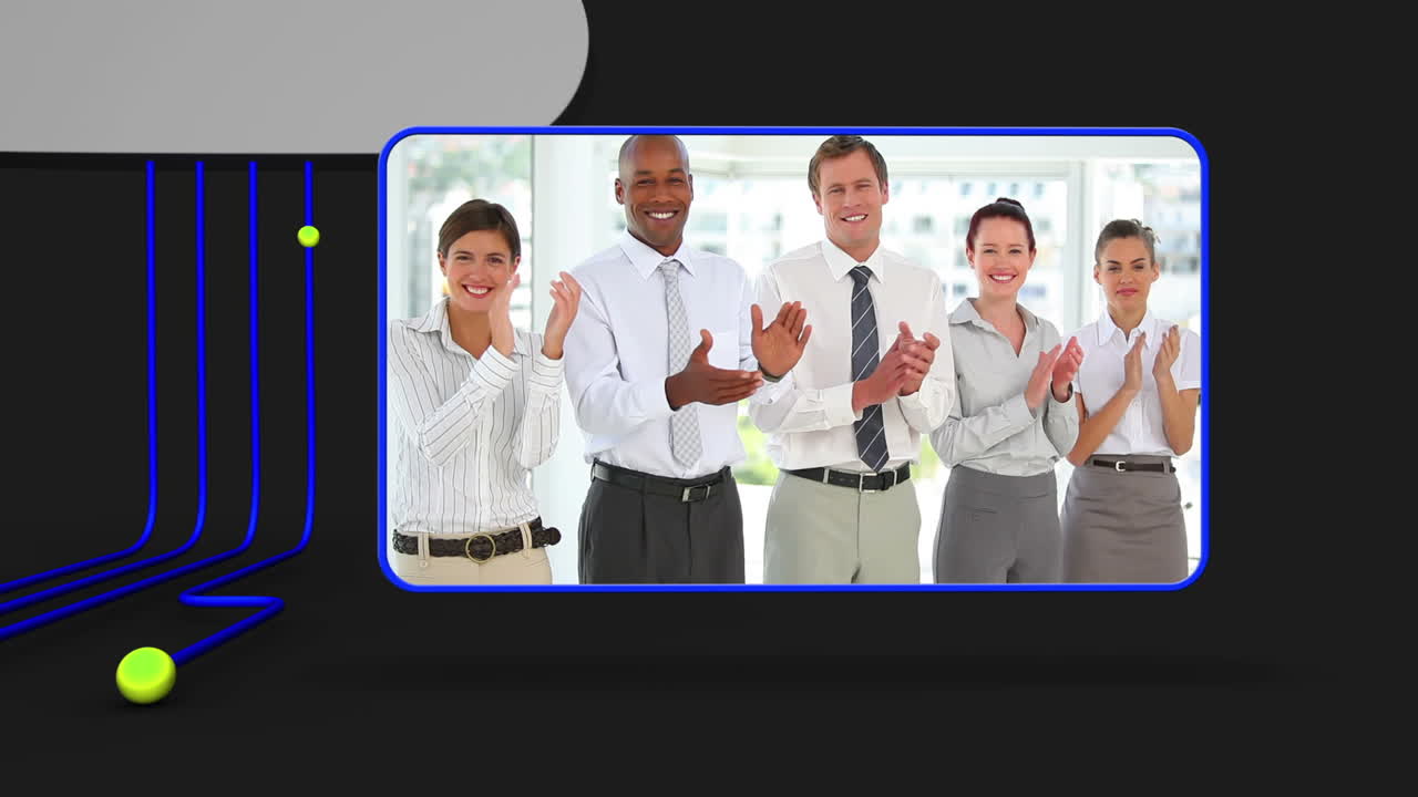 행복한 사업가들의 비디오