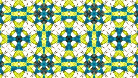 kaleidoscopio patrones de bucle sin costuras animación abstracto fondo gráfico en movimiento multicolor.