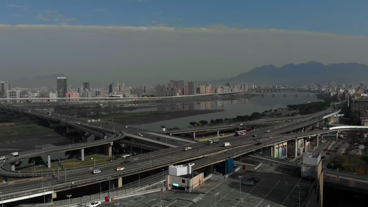 타이베이 의 거리 의 공중 사진