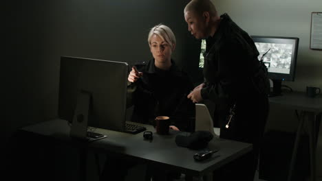 safety guards working in a room