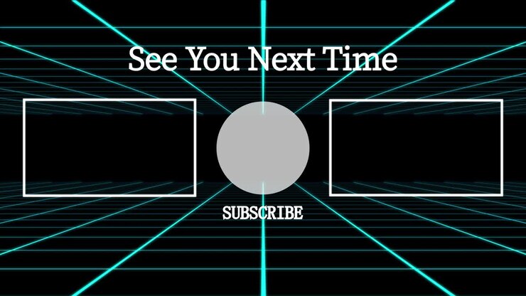 Grid Move end card ending screen motion graphics