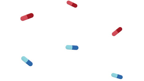 colorful pill pattern