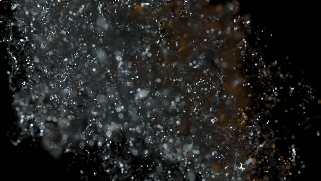 Abstract Liquid Splash
