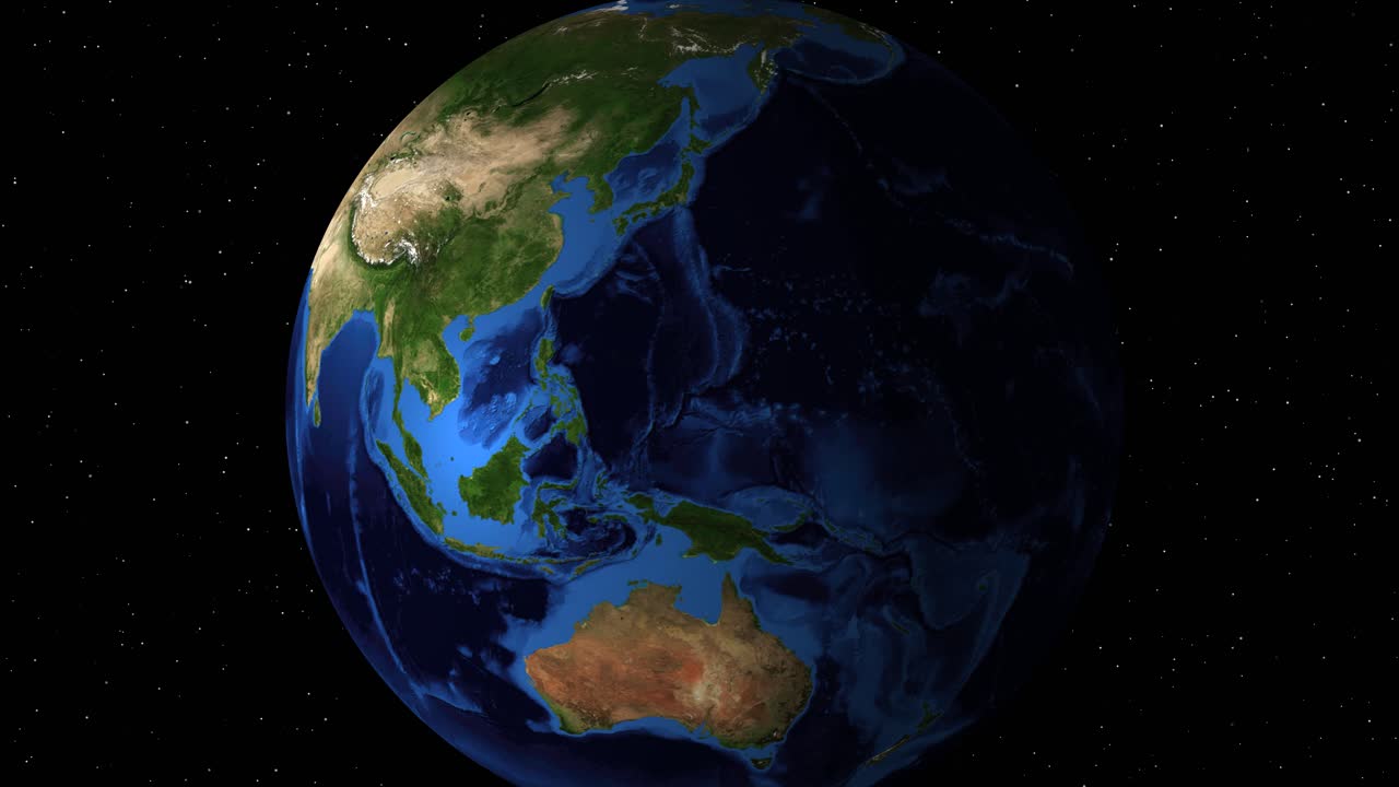 animación haciendo zoom en tailandia en la tierra